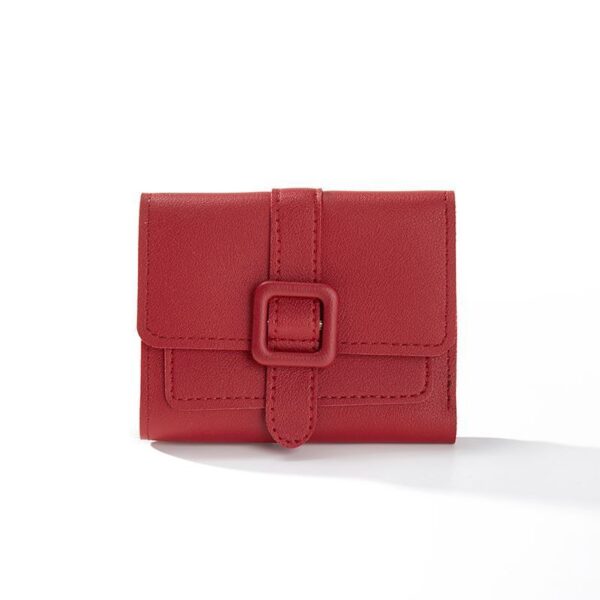 Women's Solid Color Card Holder - Image 3