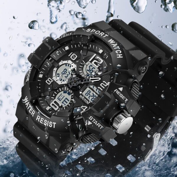 Men's Waterproof Luminous Outdoor Sports Versatile Electronic Watch - Image 2