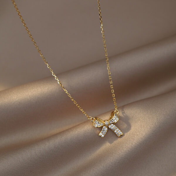 Women's Bow Necklace - Image 7