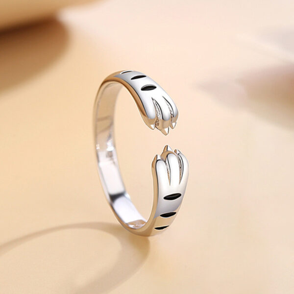 Cat's Paw Couple Rings - Image 9