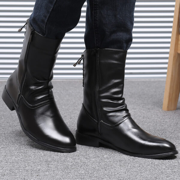 Men's Leather Boots - Image 4