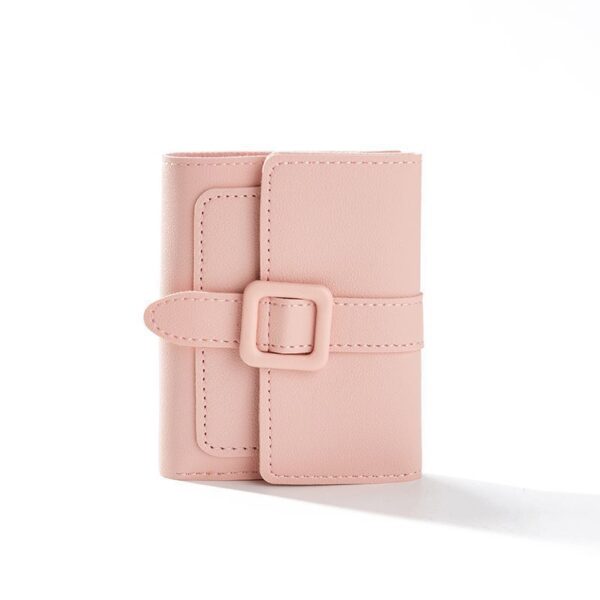 Women's Solid Color Card Holder - Image 6