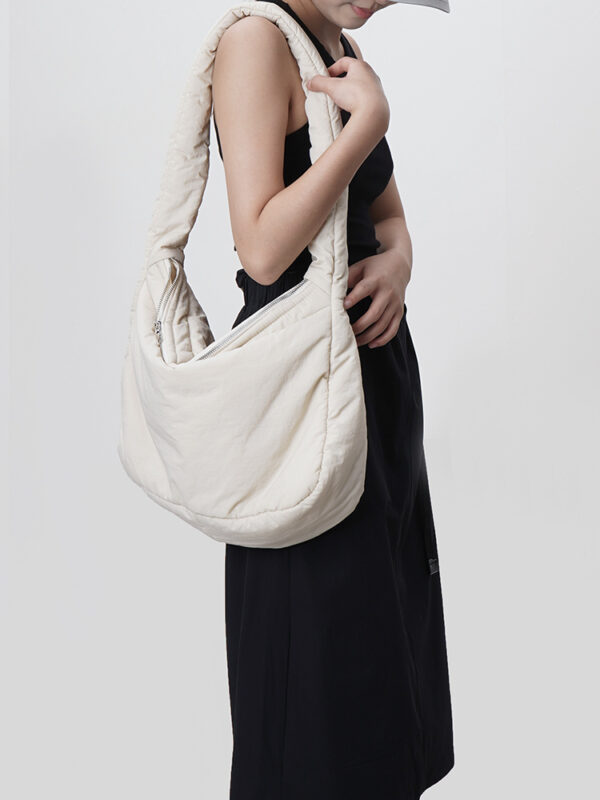 Casual Wide Straps Large Capacity Shoulder Bag - Image 9