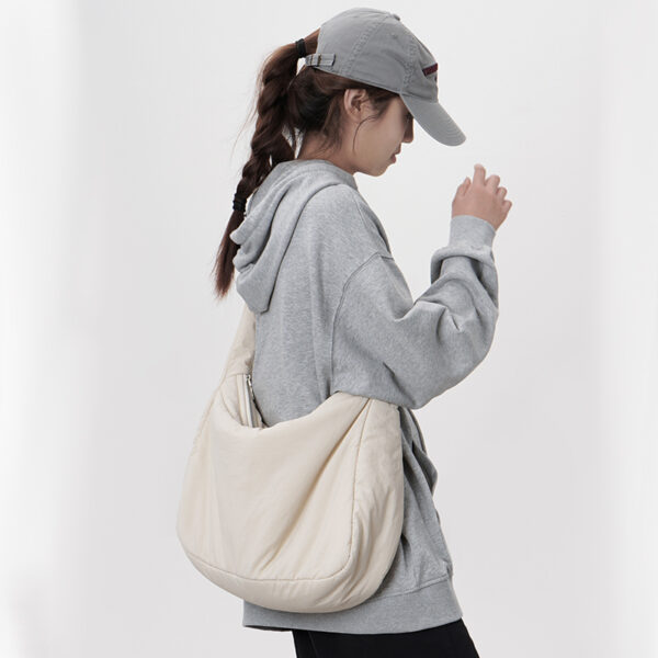 Casual Wide Straps Large Capacity Shoulder Bag