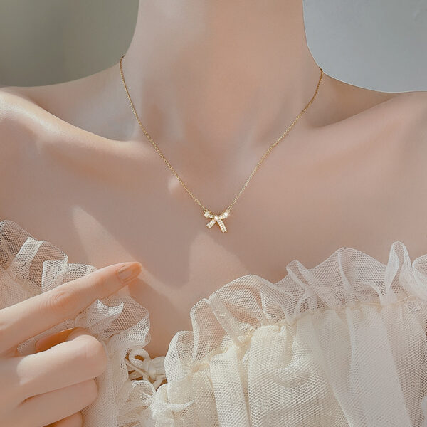 Women's Bow Necklace - Image 9