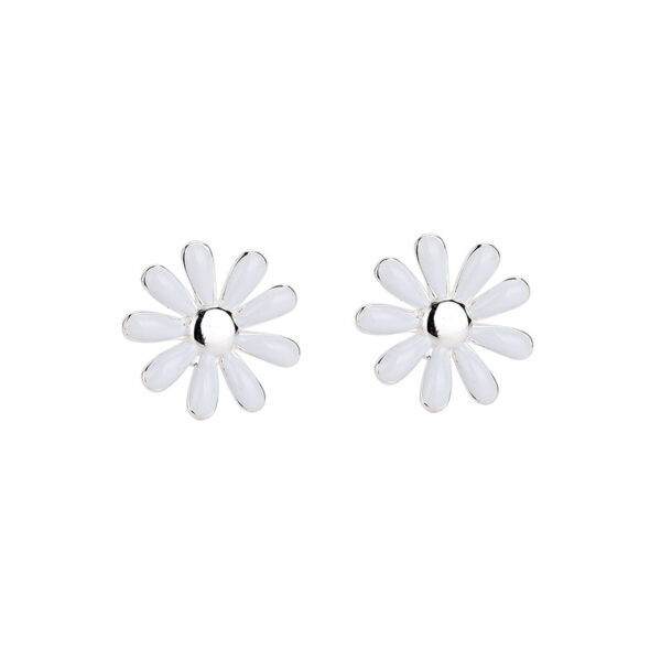 Sterling Sweet Daisies Stud Earrings - Image 3