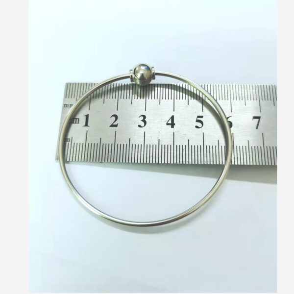 Sterling Silver Screw Movable Bracelet - Image 6