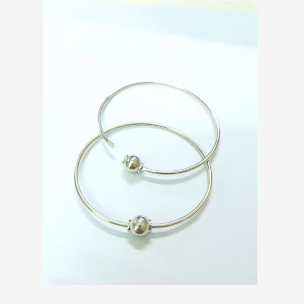 Sterling Silver Screw Movable Bracelet - Image 7