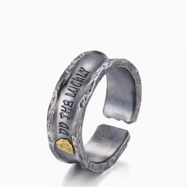 Men's And Women's Silver Couple Rings - Image 2