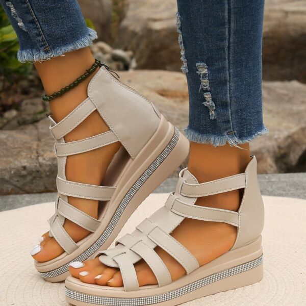 Women's Wedge Strap Sandals - Image 7