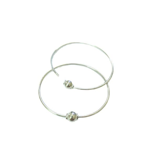 Sterling Silver Screw Movable Bracelet - Image 5