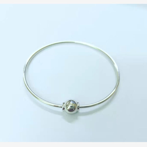 Sterling Silver Screw Movable Bracelet