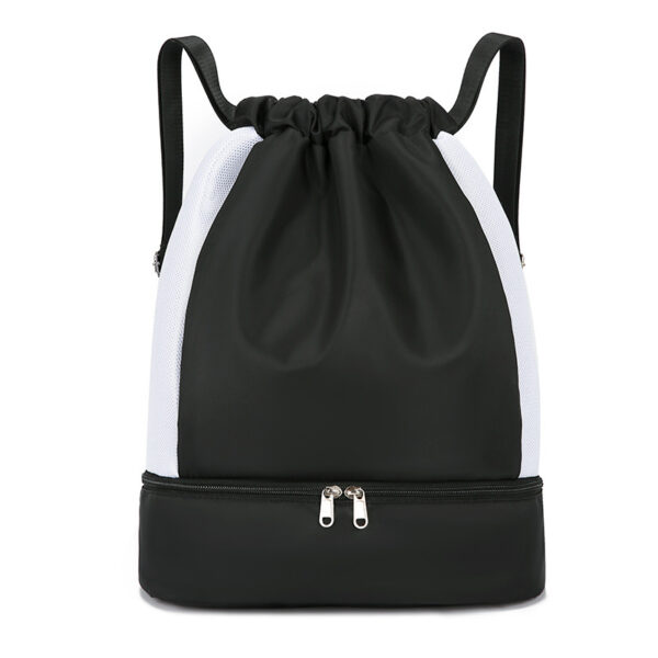 Drawstring Large Capacity Fitness Dry Wet Separation Backpack - Image 2