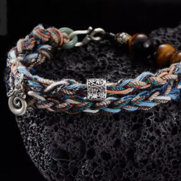 Sterling Silver Handwoven Bracelet - Image 5