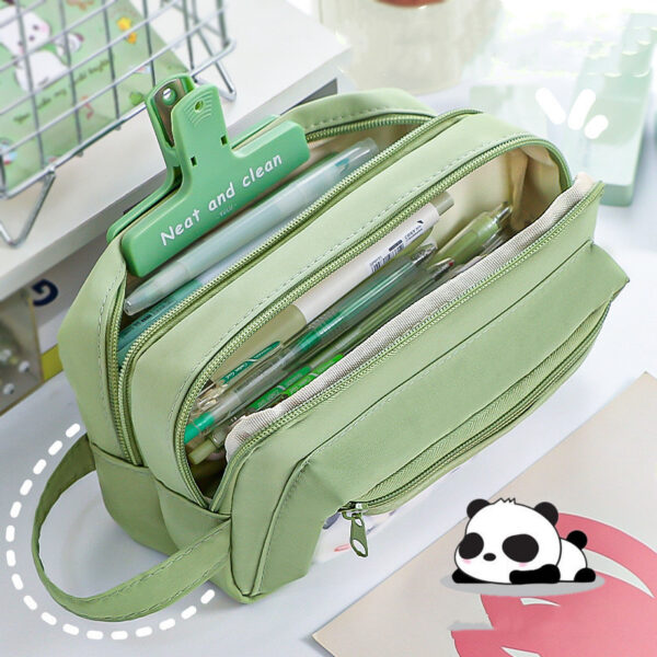 Large Capacity Cartoon Transparent Pencil Case - Image 8