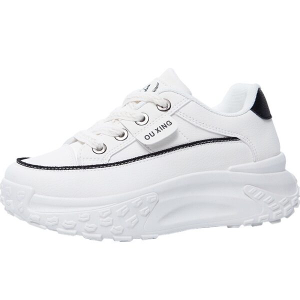 Women's Casual Versatile Korean Style Height Increasing Breathable Sneakers - Image 10