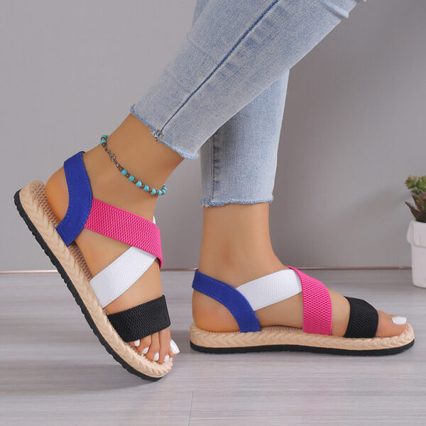 Women's Flat Soft Bottom Roman Shoes - Image 7