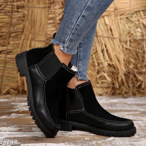 Women Short Ankle Martin Boots - Image 2