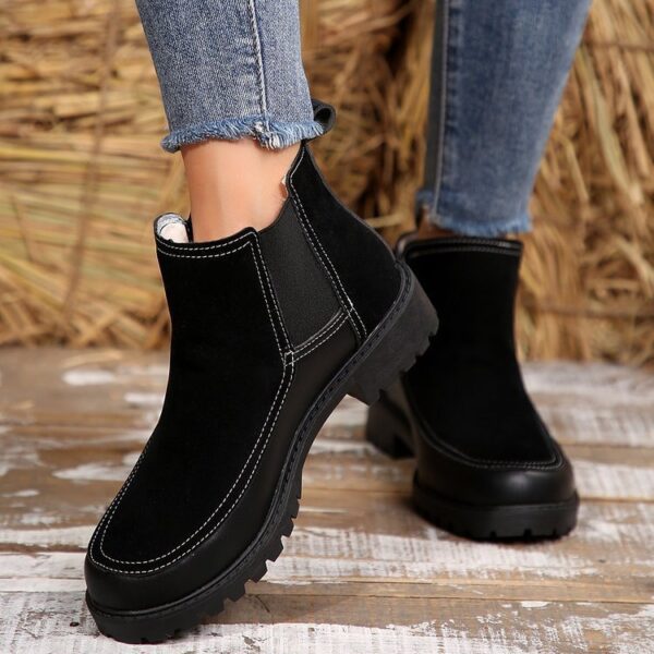 Women Short Ankle Martin Boots - Image 4